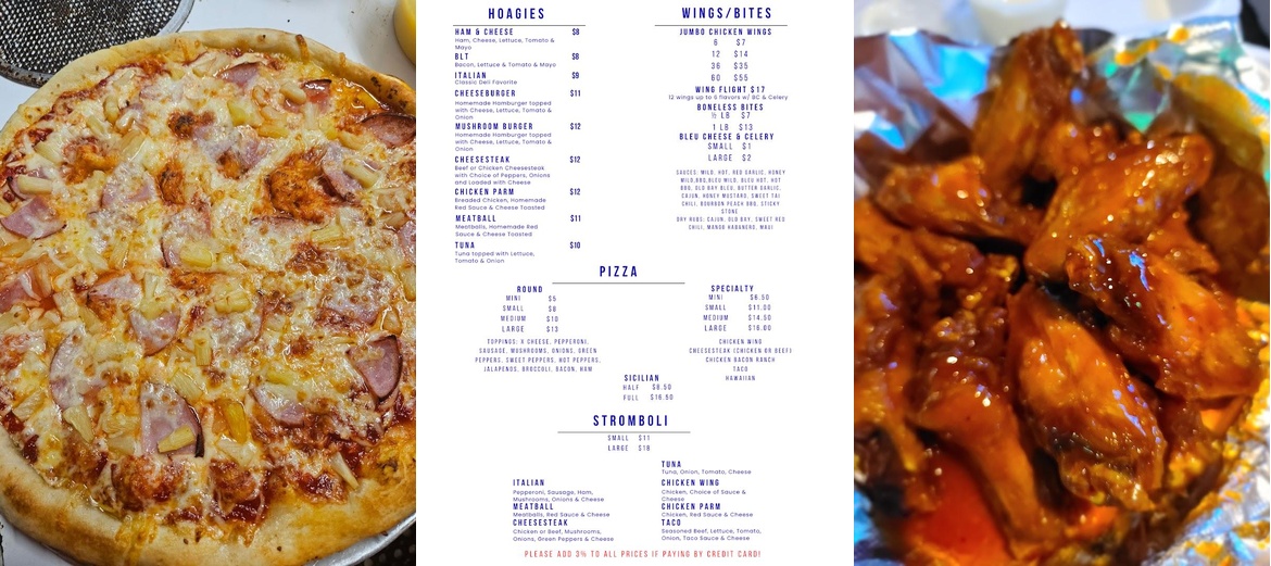 Cornerstone Pub Menu