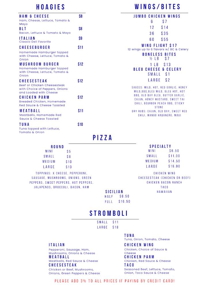 Cornerstone Pub Menu image 1